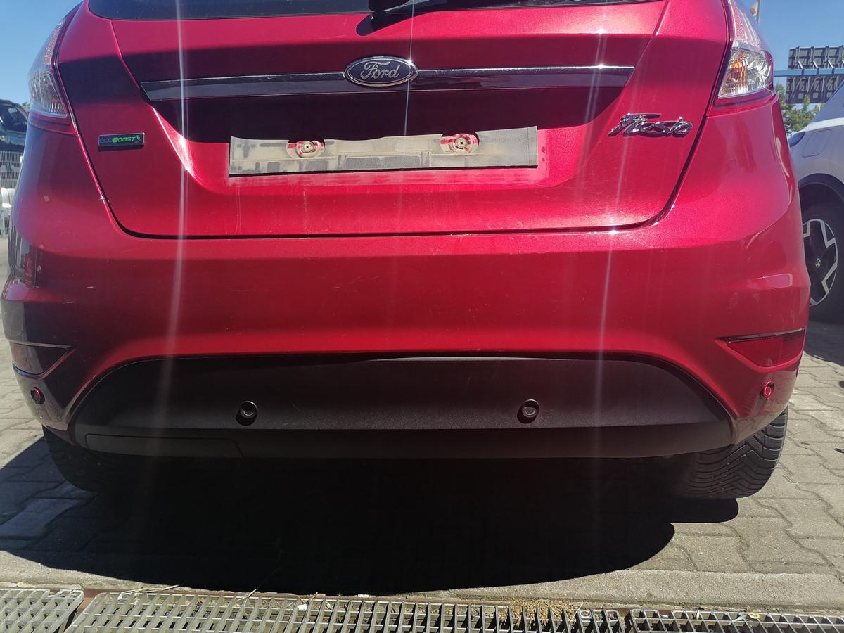 Ford Fiesta JA8 original Sto&szlig;stange Stossf&auml;nger hinten Candy Rot Facelift Bj.2017